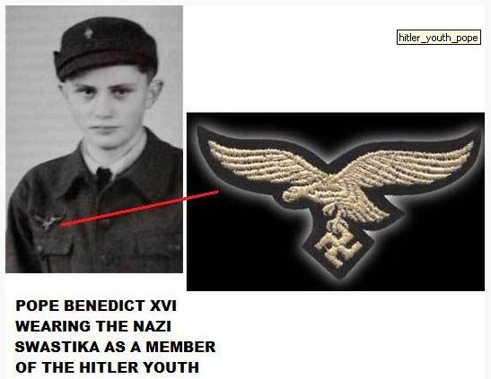 13 yr old Ratzinger as Nazi youth (1940)