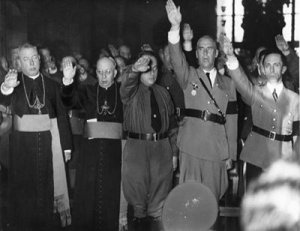 Nazi Roman Catholic clergy (Ratzinger 3rd from left)